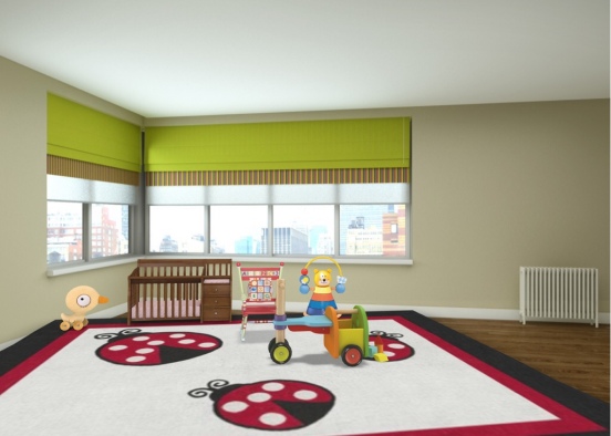 Baby’s room FYI it’s my first time Design Rendering
