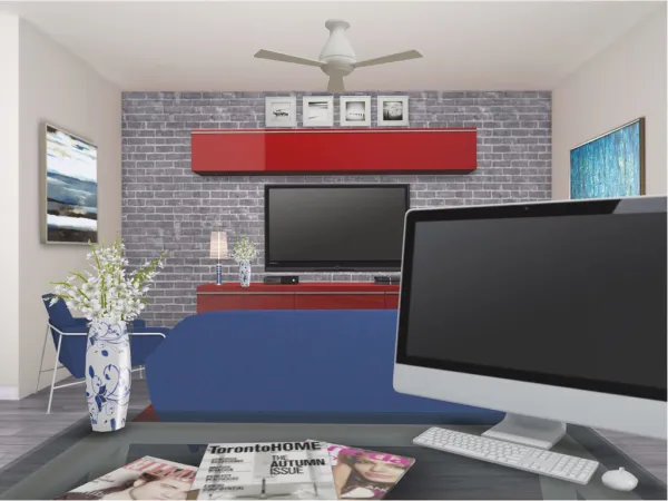 Professional interior design created with Homestyler 3D design software
