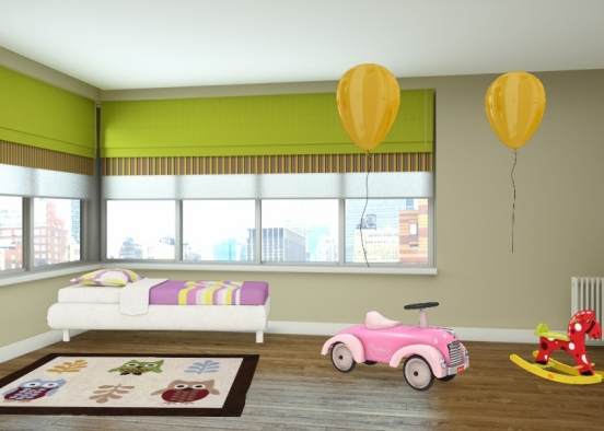 Chambre enfants  Design Rendering
