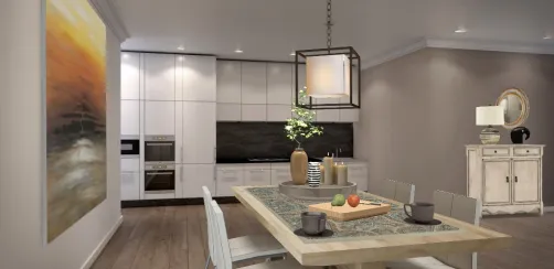 Warm kitchen