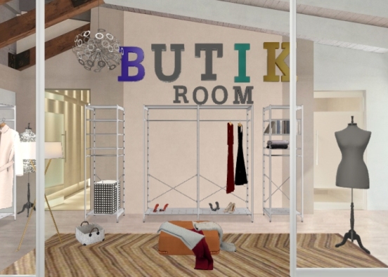 Butik room Design Rendering