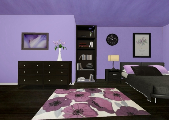 Living is purple Design Rendering