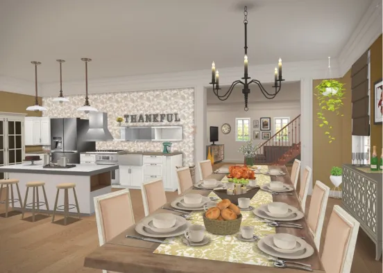 The food’s ready!  Design Rendering