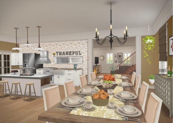 The food’s ready!  Design Rendering