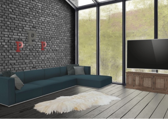 living room for fam Design Rendering