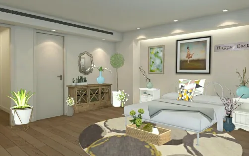 Easter plant bedroom