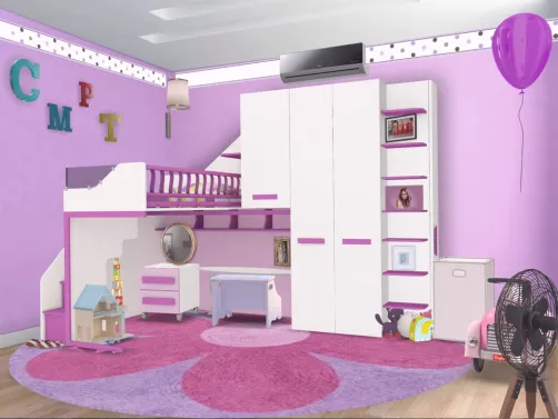 bedroom for little girl