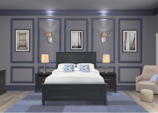 Master Bedroom  Design Rendering