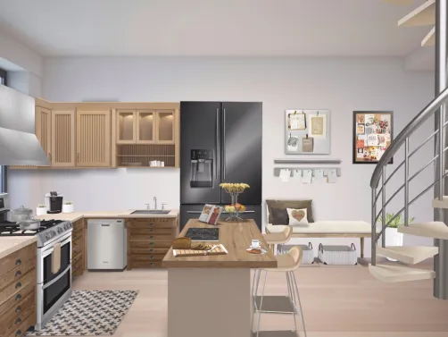 cabin kitchen