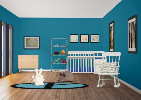 Habitacion para un niño  Design Rendering