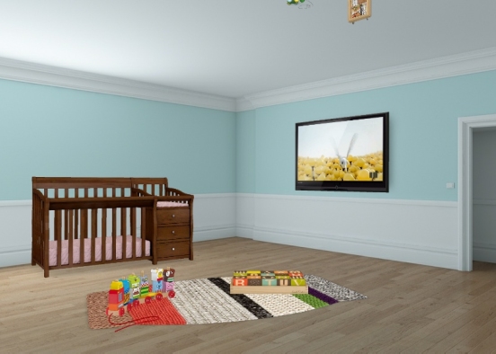 Baby room Design Rendering