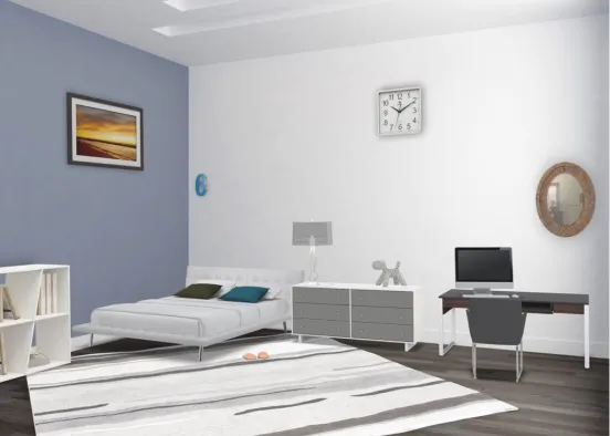 Tweens Dream Bedroom Design Rendering