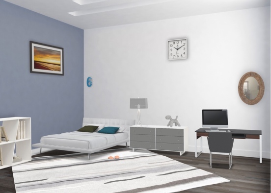 Tweens Dream Bedroom Design Rendering