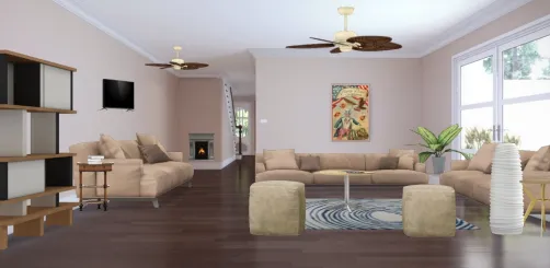 Brown living room