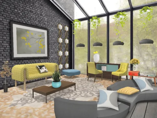 nice living room office