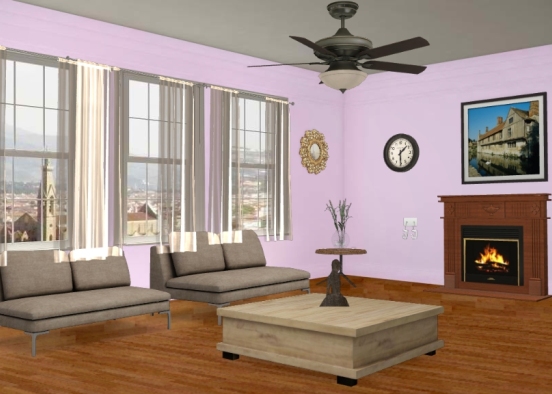 Living Room ( Sample ) Design Rendering