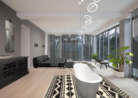 Chambre moderne Design Rendering