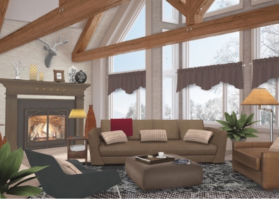 Winter Home Design Rendering