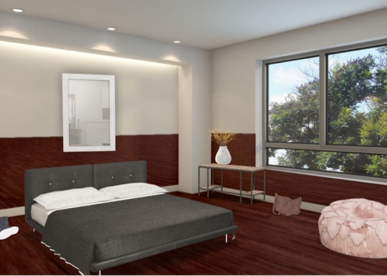 dream bed room Design Rendering