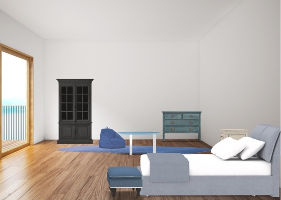 A’s blue room Design Rendering