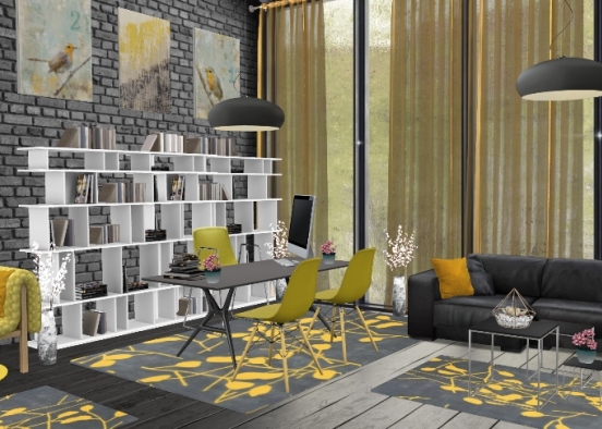 Yellow Office Studio : Editor's choise  Design Rendering
