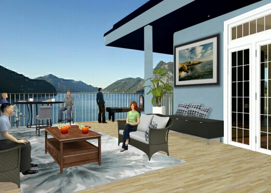 Vacation home  Design Rendering