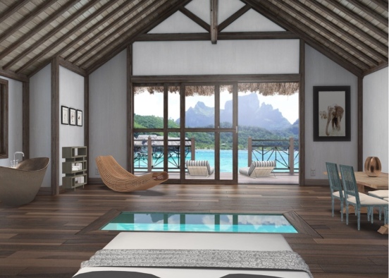 Maldives Hut Design Rendering