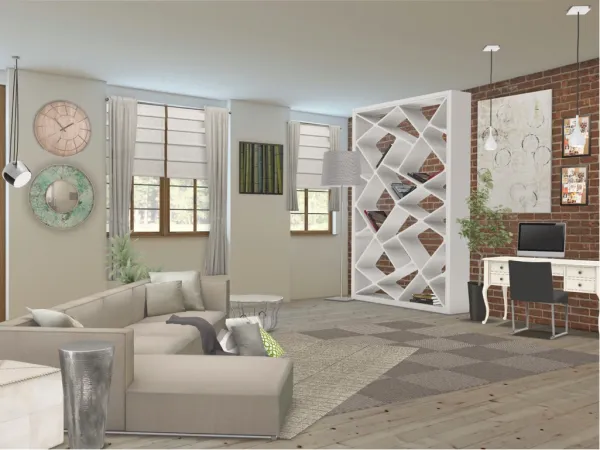 Professional interior design created with Homestyler 3D design software