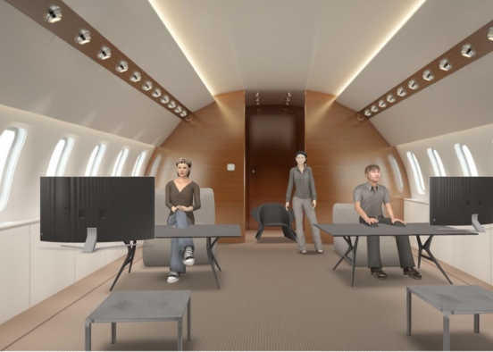 private jet Design Rendering