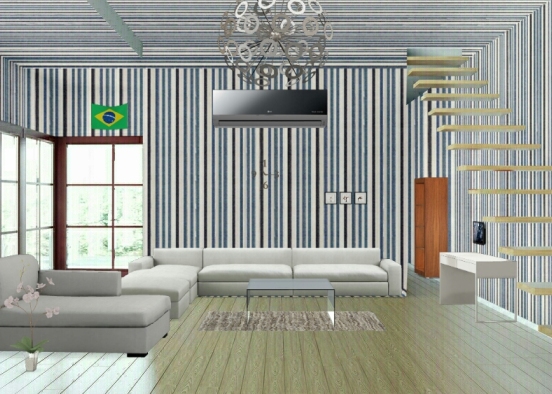 Sara living room  Design Rendering
