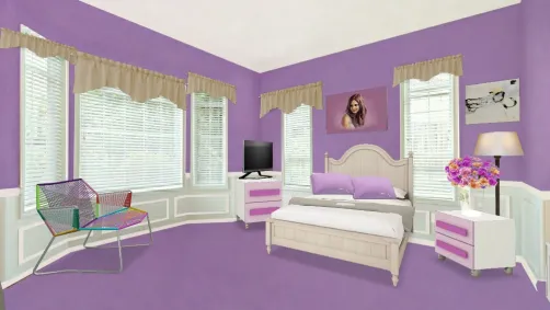 Lavender bedroom