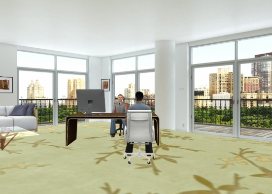 Meeting with Present of EZHome Design Rendering
