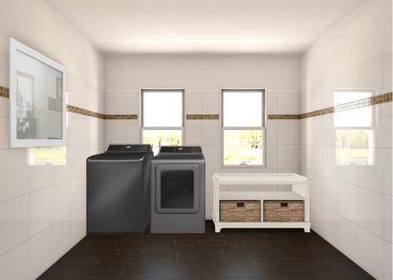 Laundry room  Design Rendering