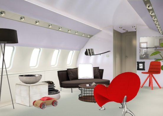 Cabin lounge  Design Rendering