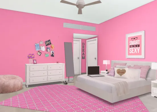 Pink Room #12 Design Rendering