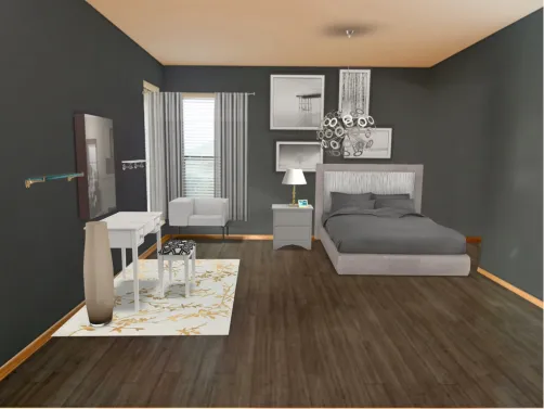 Modern black and white