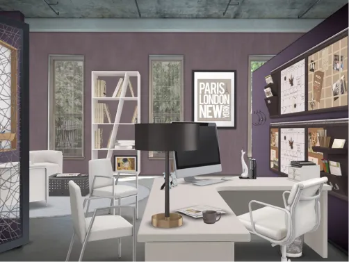 Purple office