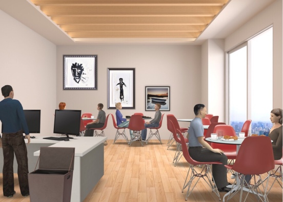 dining place  Design Rendering