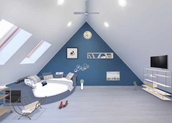 hang out room Design Rendering