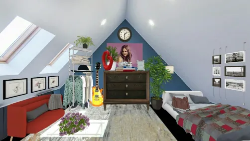 Sample bedroom loft