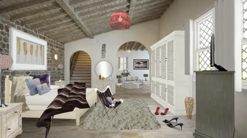 Living room bedroom