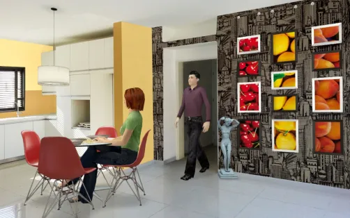 Salle à manger rétro 