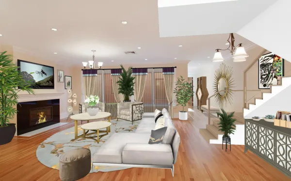 Professional interior design created with Homestyler 3D design software