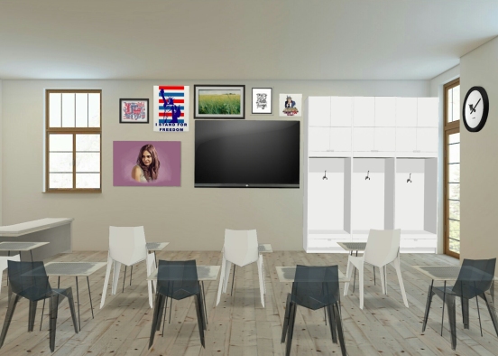 Small Class Room Design Rendering