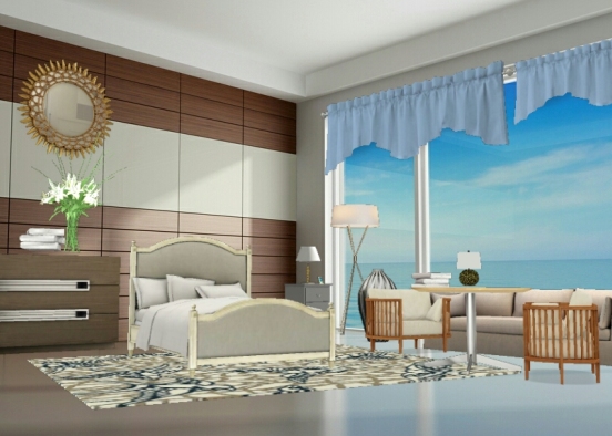 Fancy   bedroom  Design Rendering