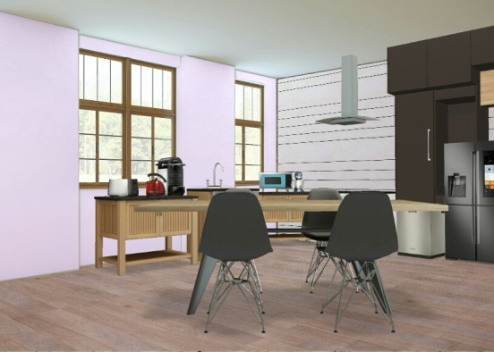 The Dell family kitchen Design Rendering