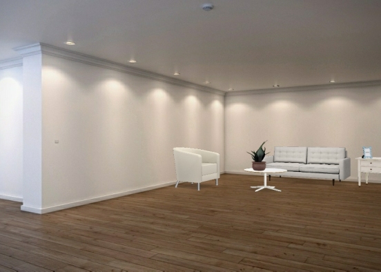 Uma sala simples Design Rendering