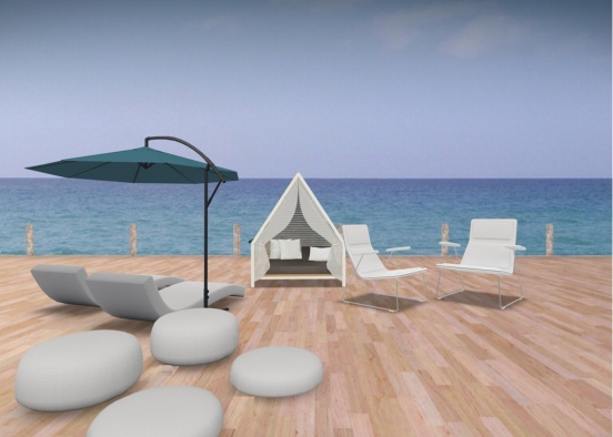 Porch by the sea Design Rendering