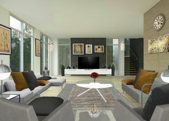 e.i.Living room II Design Rendering