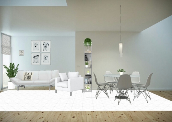 White home Design Rendering